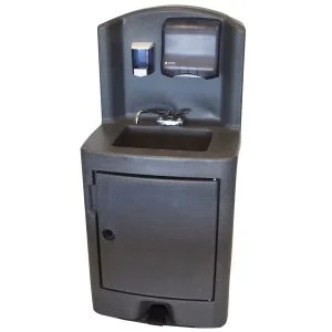 Portable hand-washing station